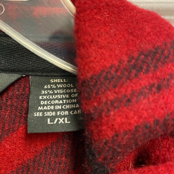 Eddie Bauer Shawl-Collared Wrap/Cape - Picture 3 of 9